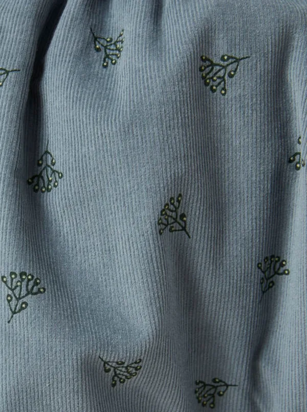 Vestido de terciopelo estampado - Cyrillus - Imagen 3