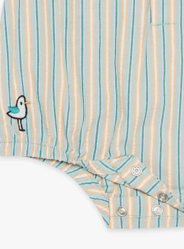 Pelele estampado rayas turquesa_ Sergent Major - Imagen 5